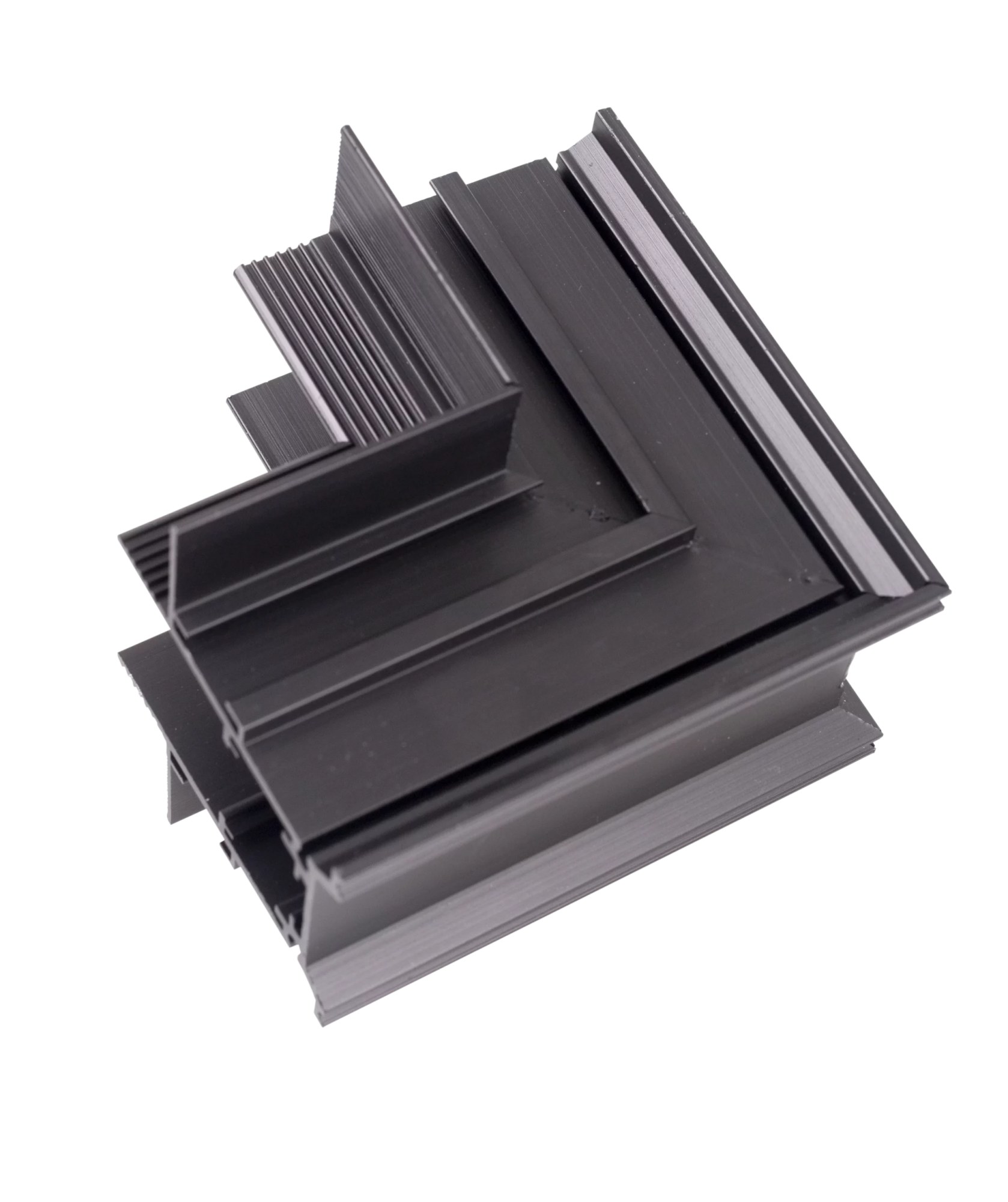 Colț perete-tavan magnetic pentru șină încastrată MT0006/MT0007 negru Maxlight MT0010