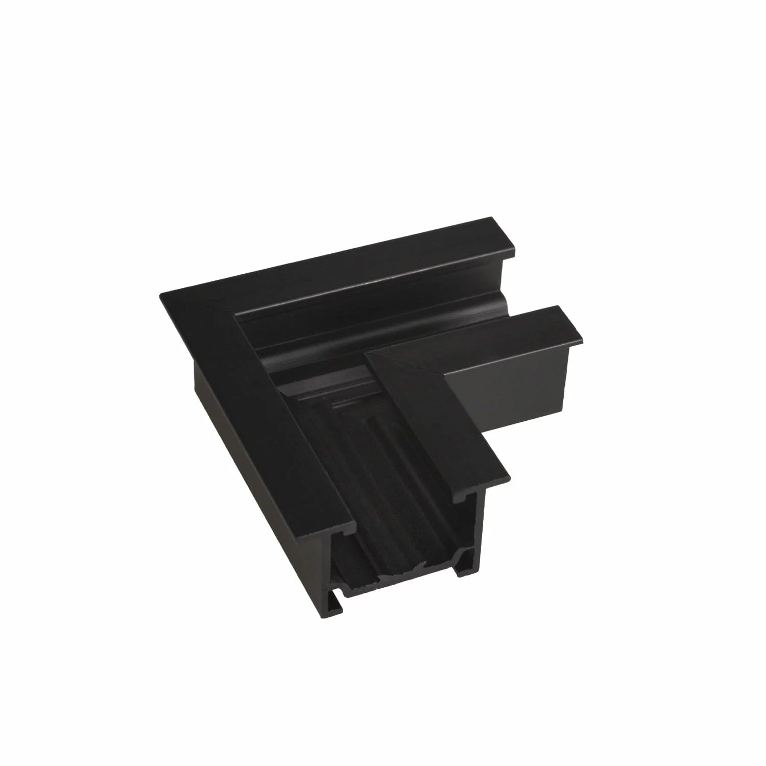 Colțar Micro11 încastrat cu arcuri, unghi 90° negru Maxlight NT0013