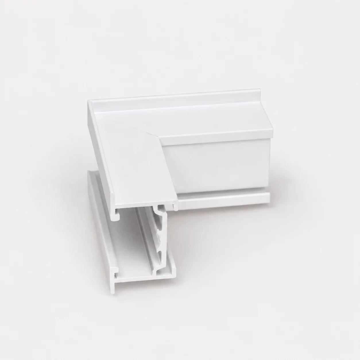 Colțar Micro11 încastrat cu arcuri, unghi lateral exterior negru Maxlight NT9015