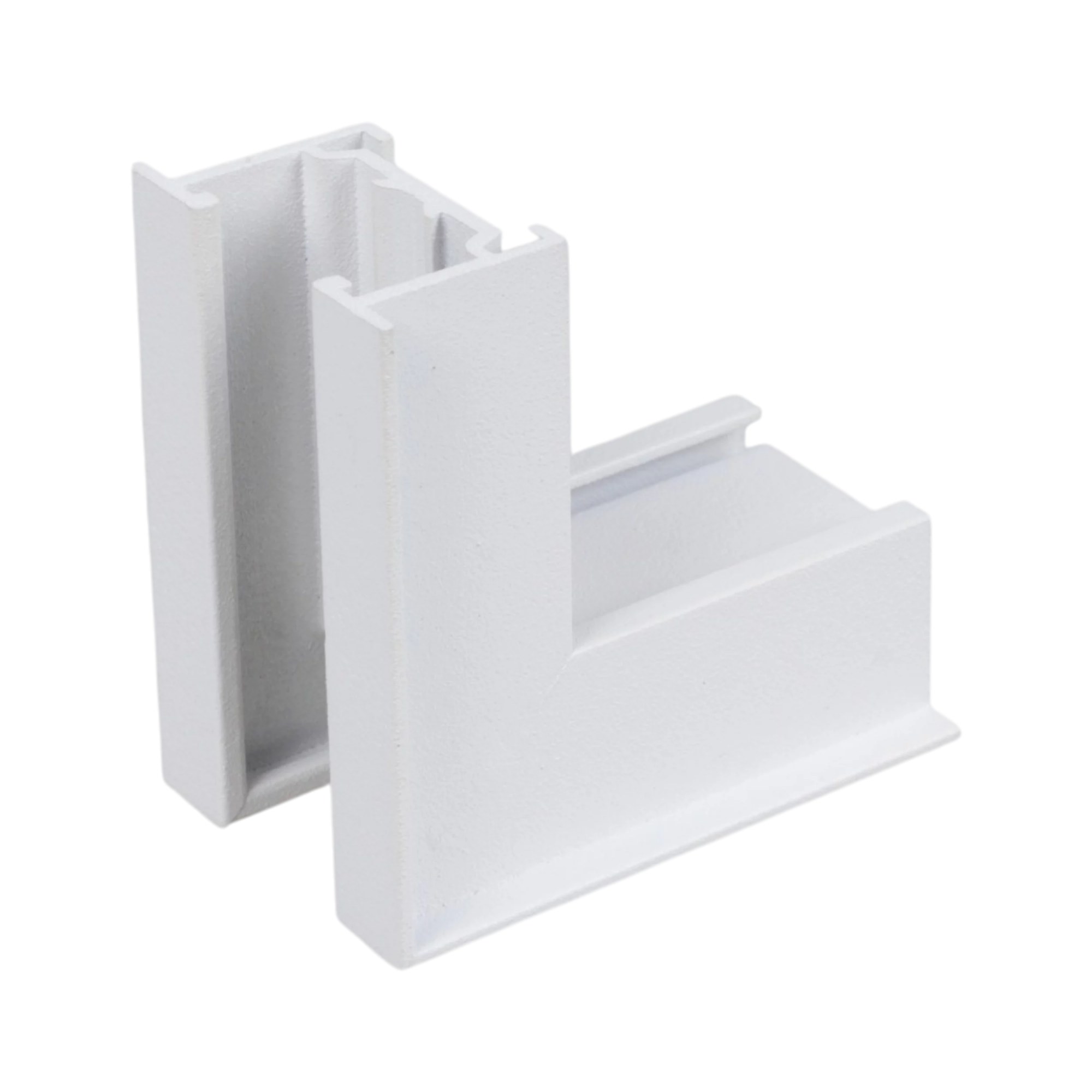 Colțar Micro11 încastrat cu arcuri, unghi lateral interior negru Maxlight NT9014