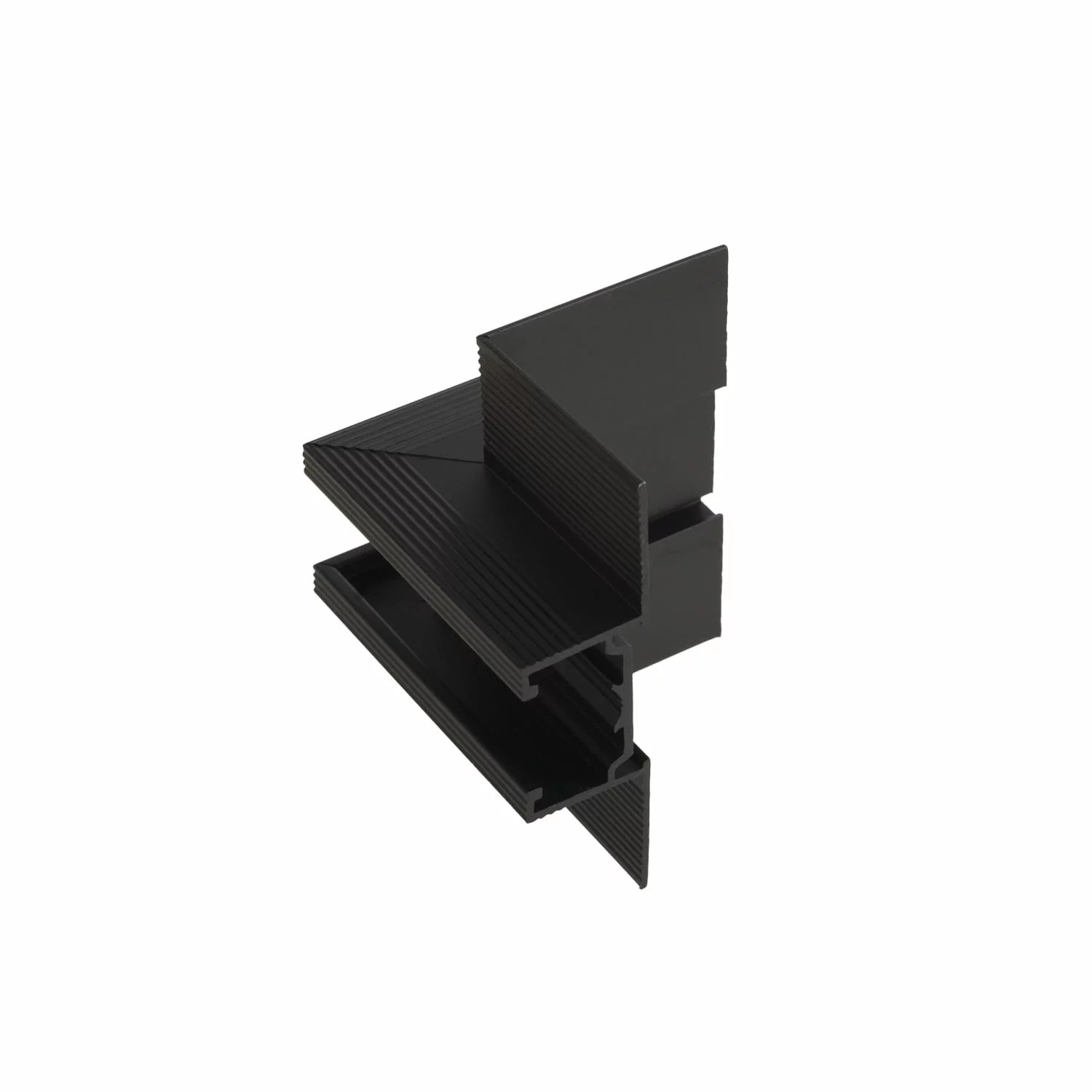 Colțar Micro11 încastrat, unghi lateral exterior negru Maxlight NT0005