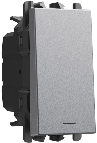 Comutator cap scară 10AX, borne rapide, 1 modul, Lybra, titan Urmet 27003.TT Modular, Seria LYBRA, Intrerupatoare
