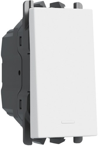 Comutator cruce 10AX, borne cu șurub, 1 modul, Lybra, alb Urmet 27104.B Modular, Seria LYBRA, Intrerupatoare