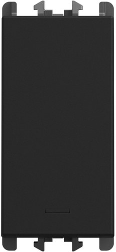 Comutator cruce 10AX, borne rapide, 1 modul, Lybra, negru Urmet 27004.N