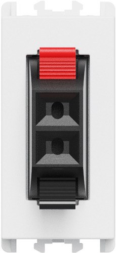 Conector audio pentru difuzor, 1 modul, Lybra, alb Urmet 27460.B