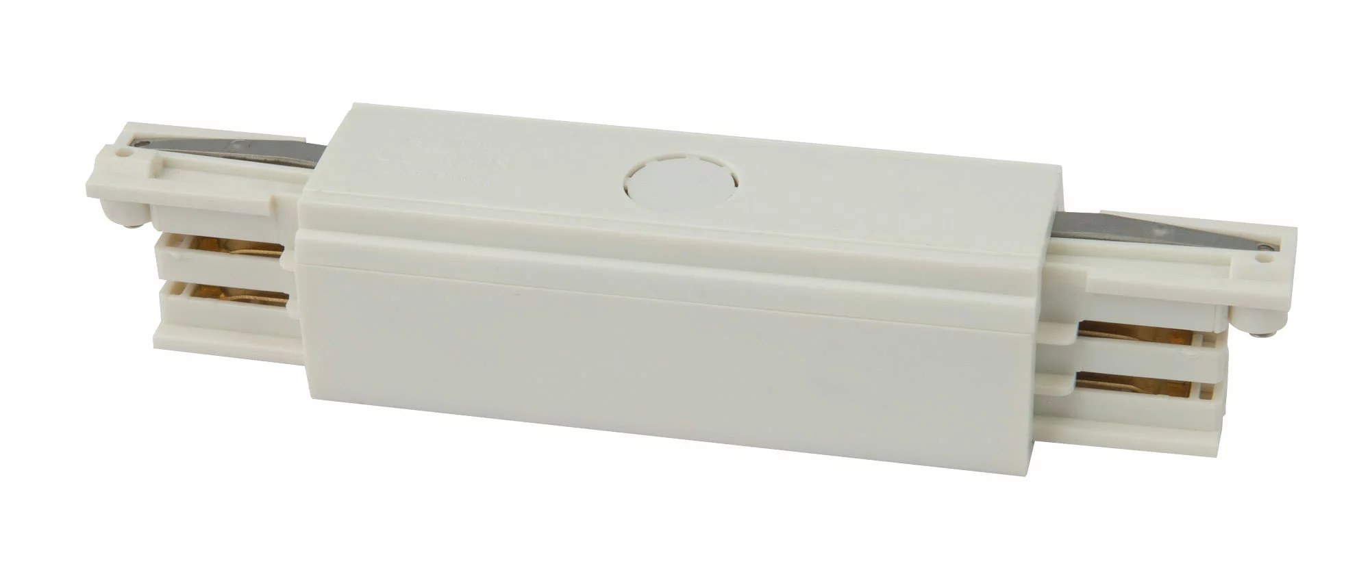 Conector drept cu alimentare MHT1-IL-WH pentru șină trifazată alb Maxlight MHT1-IL-WH MAX