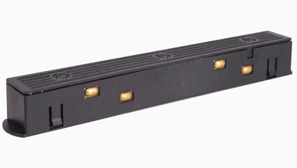 Conector electric drept pentru șină magnetică negru Maxlight MA0002