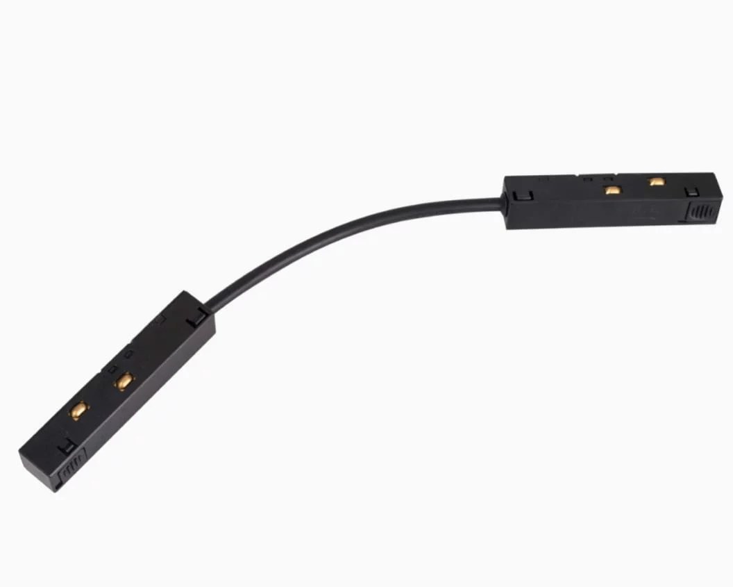 Conector electric flexibil pentru șină magnetică negru Maxlight MA0003
