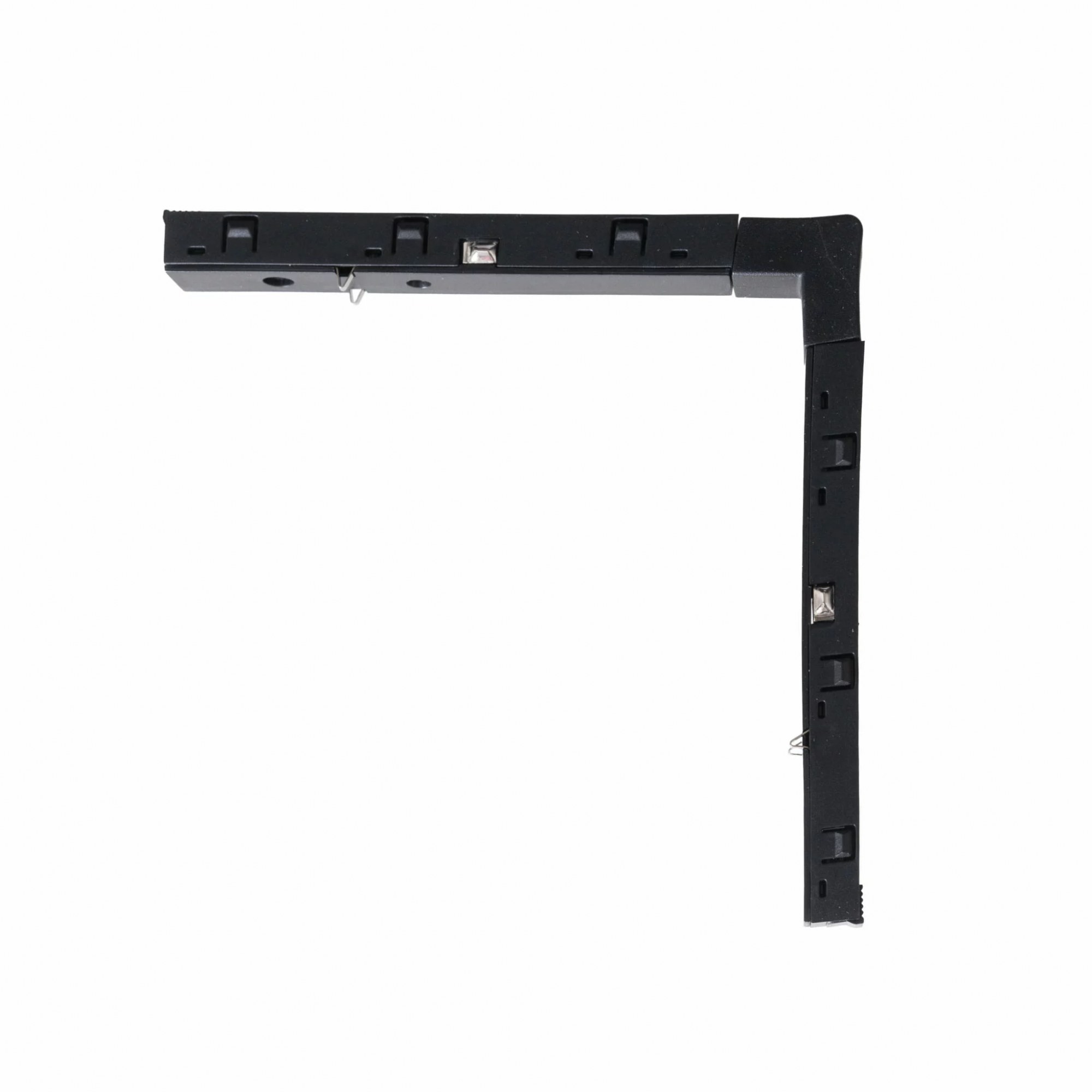 Conector electric Micro11, unghi lateral exterior negru Maxlight NA0005