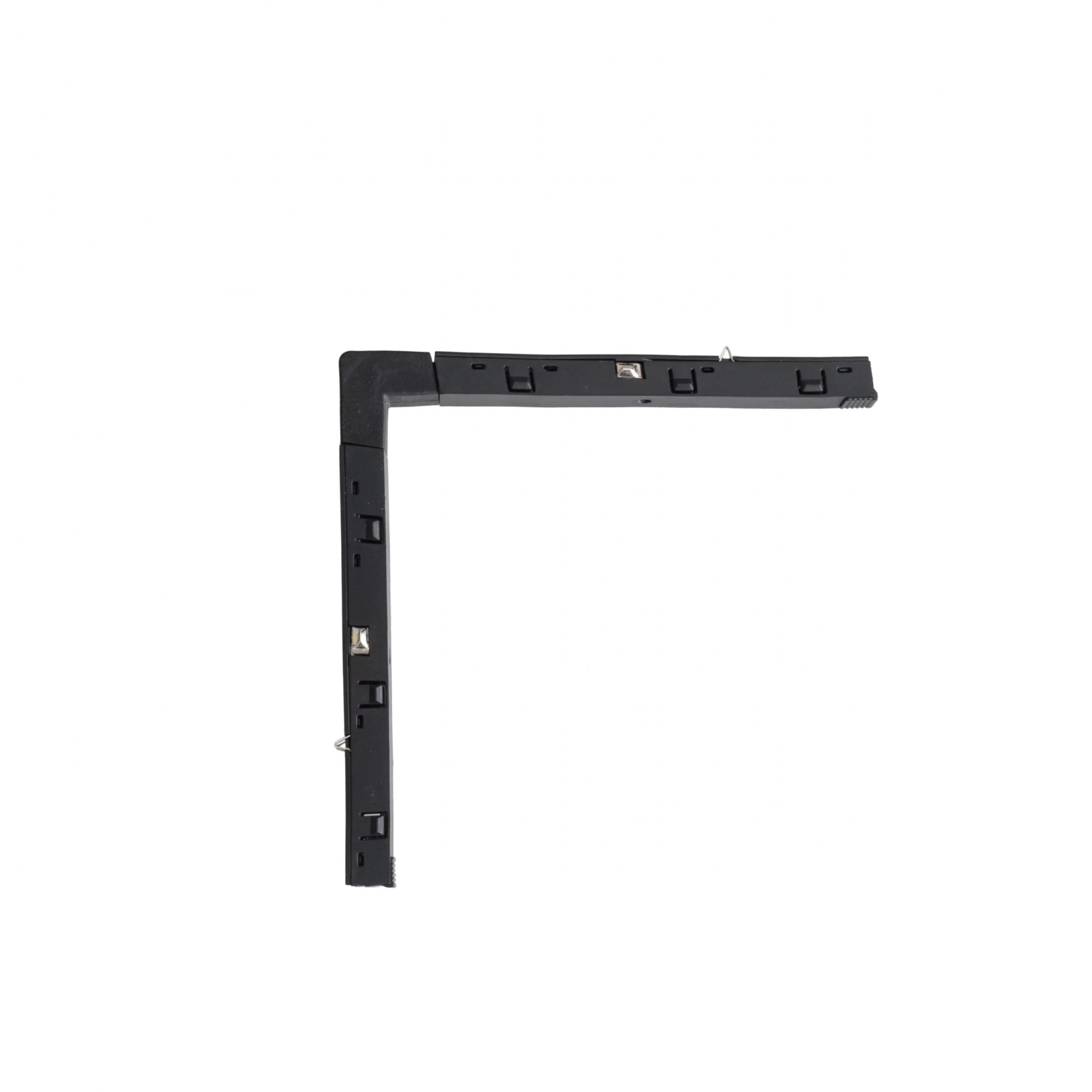 Conector electric Micro11, unghi lateral interior negru Maxlight NA0004