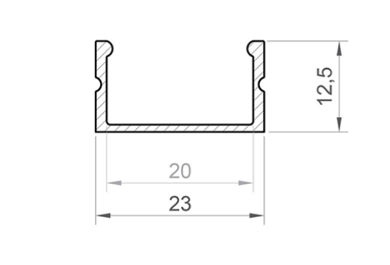 Profil LED P13–2