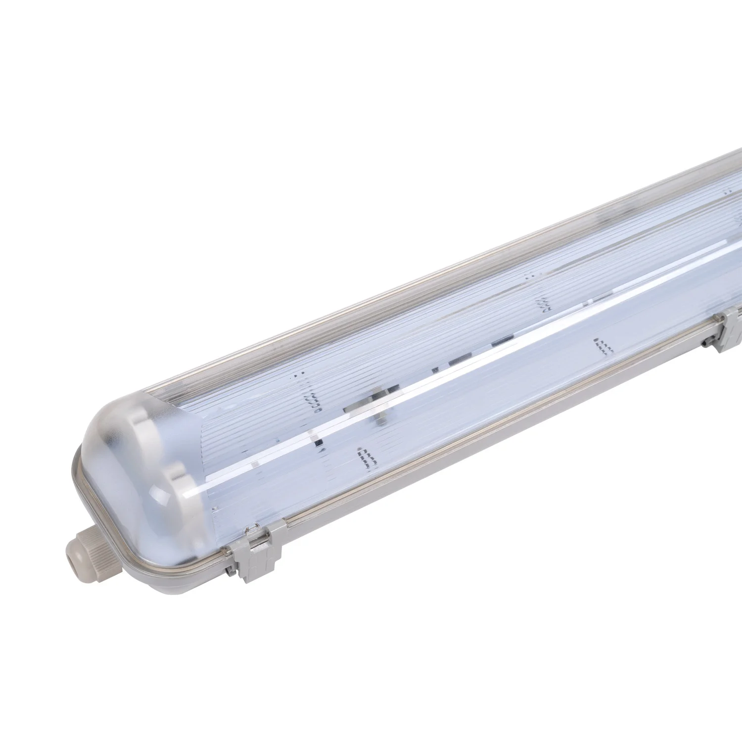 Carcasă Dubla Tuburi LED T8 1555mm IP65 Alimentare Laterală Optonica