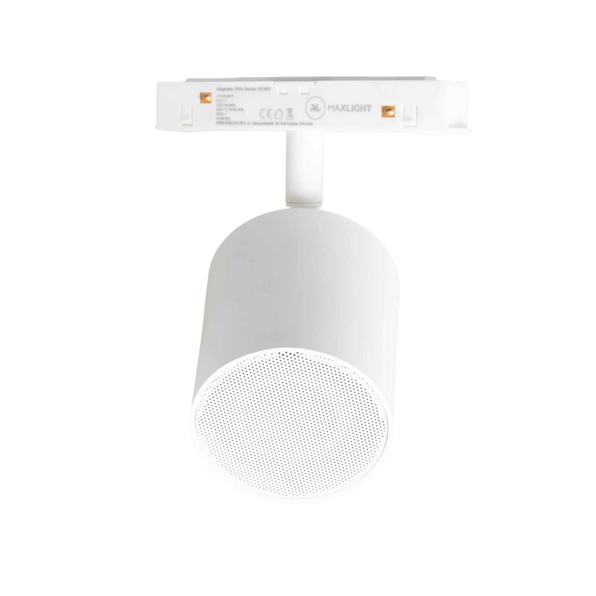 Difuzor wireless pentru șină magnetică alb Maxlight MA0038