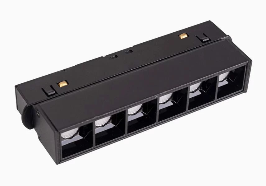 Grilă magnetică liniară 11 cm DALI 5,5W 403lm 3000K 39° dimabil negru Maxlight M0003D