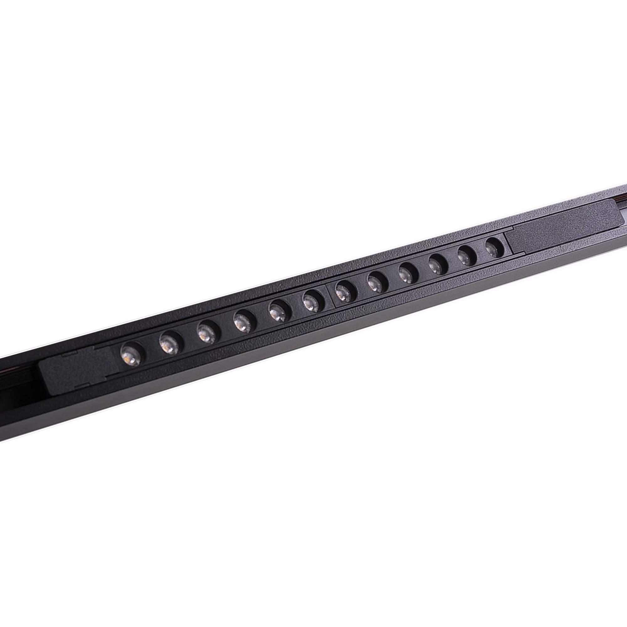 Grilă magnetică plată 35 cm On/Off 11,6W 867lm 3000K 27° L34cm negru Maxlight M0053N