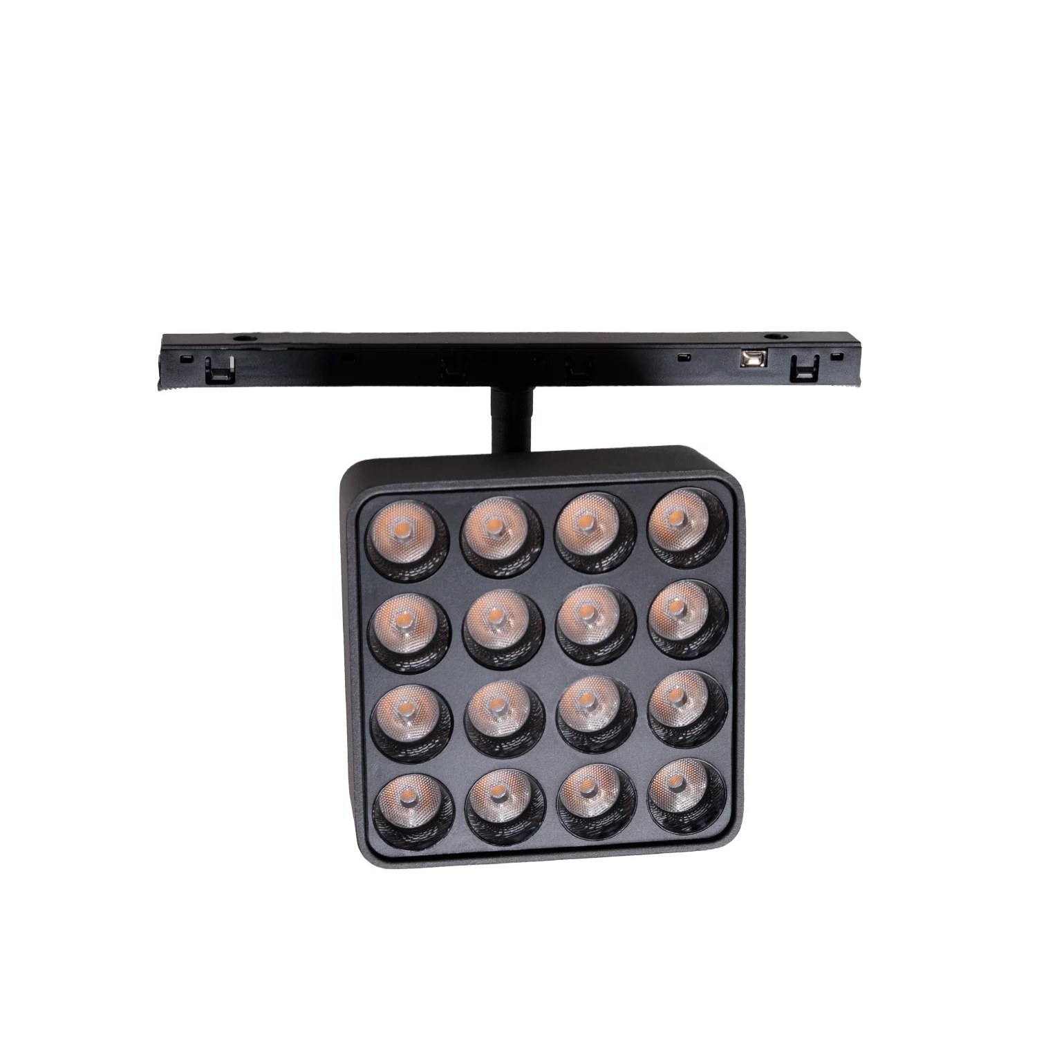 Grilă pătrată Micro11 12W Zigbee 954lm 2700-5500K 24,8° dimabil negru Maxlight N0013Z