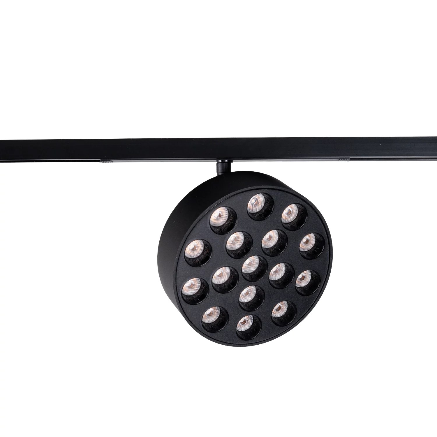 Grilă rotundă Micro11 12W Zigbee 16W 1125lm 2700-5500K 28,8° dimabil negru Maxlight N0012Z