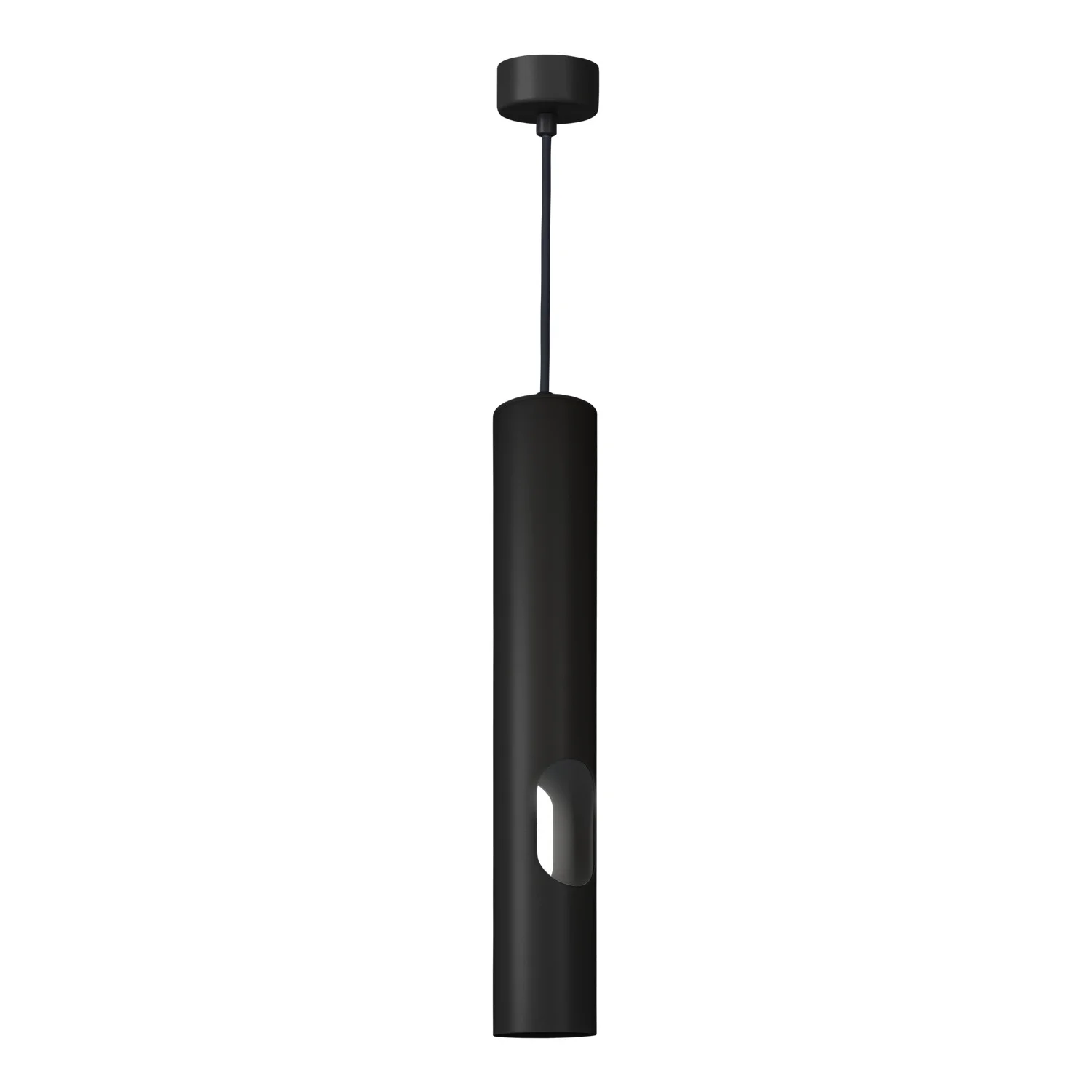 Lampă suspendată GU10/MR16 60x400mm negru aluminiu OT1-A6