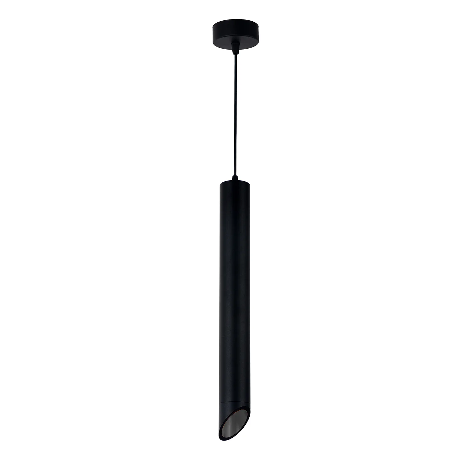 Lampă Suspendată Neagră GU10/MR16 60x500mm Cablu 105cm OT1-A6