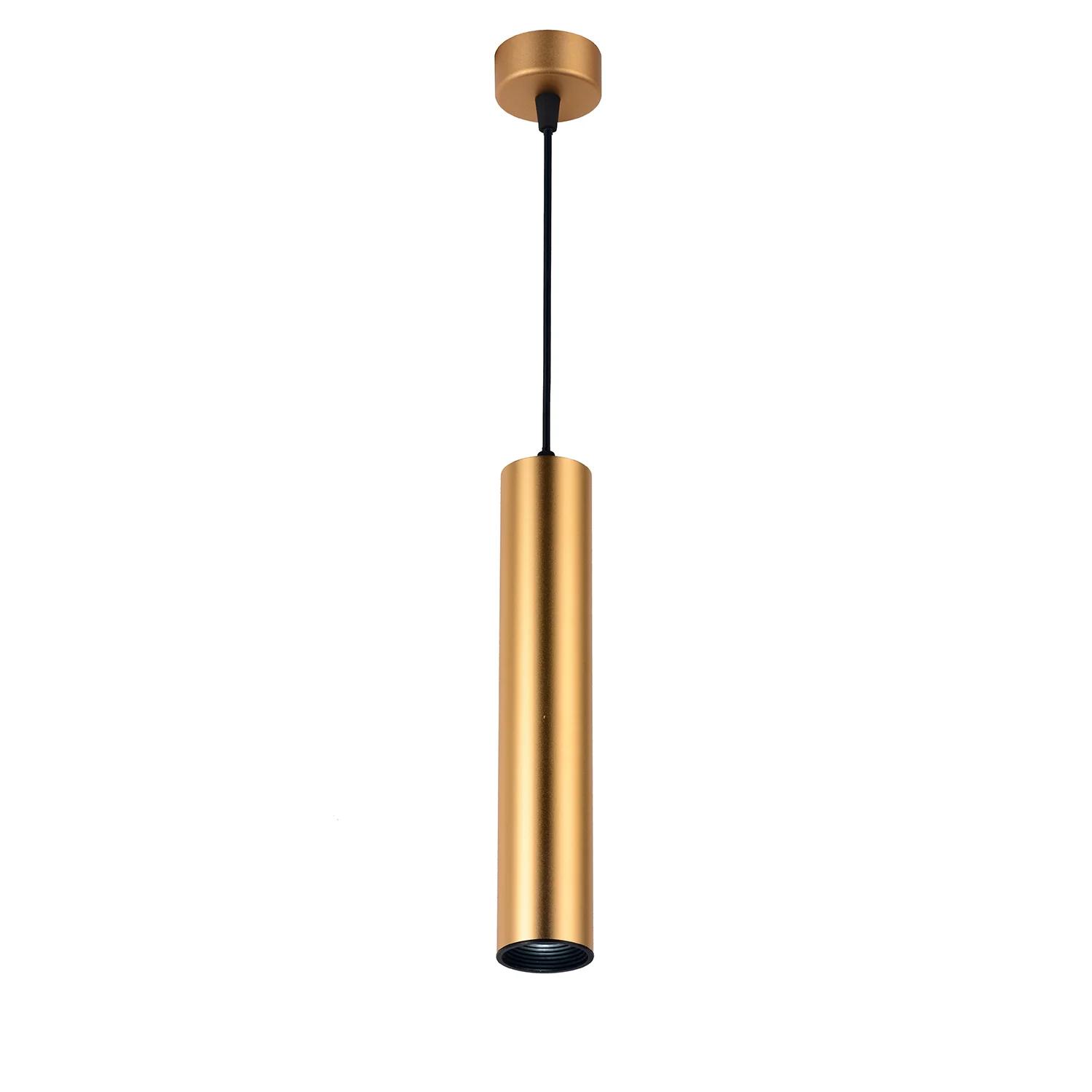 Suspensie GU10/MR16 55x300mm Aluminiu Auriu cu Cablu 105cm