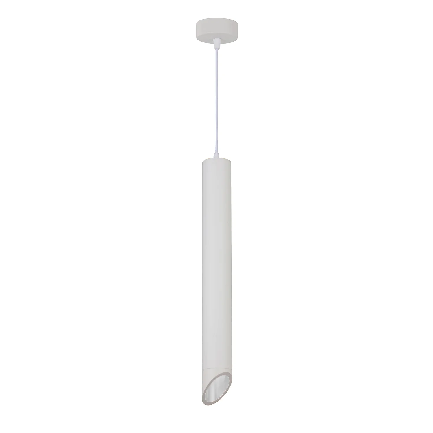 Corpuri Suspendate Albe GU10/MR16 60x500mm Set 6 Spoturi Reglabile