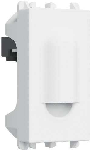 Ieșire de cablu, 1 modul, Lybra, alb Urmet 27355.B Modular, Seria LYBRA, Elemente de confort si protectie