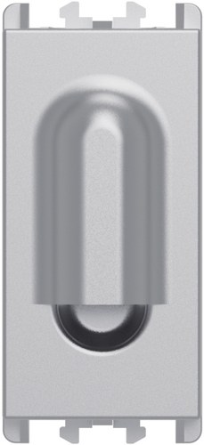 Ieșire de cablu, 1 modul, Lybra, aluminiu Urmet 27355.AL