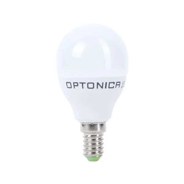 Bec LED E14 G45 3.5W 300lm Lumină Neutră 4500K Optonica