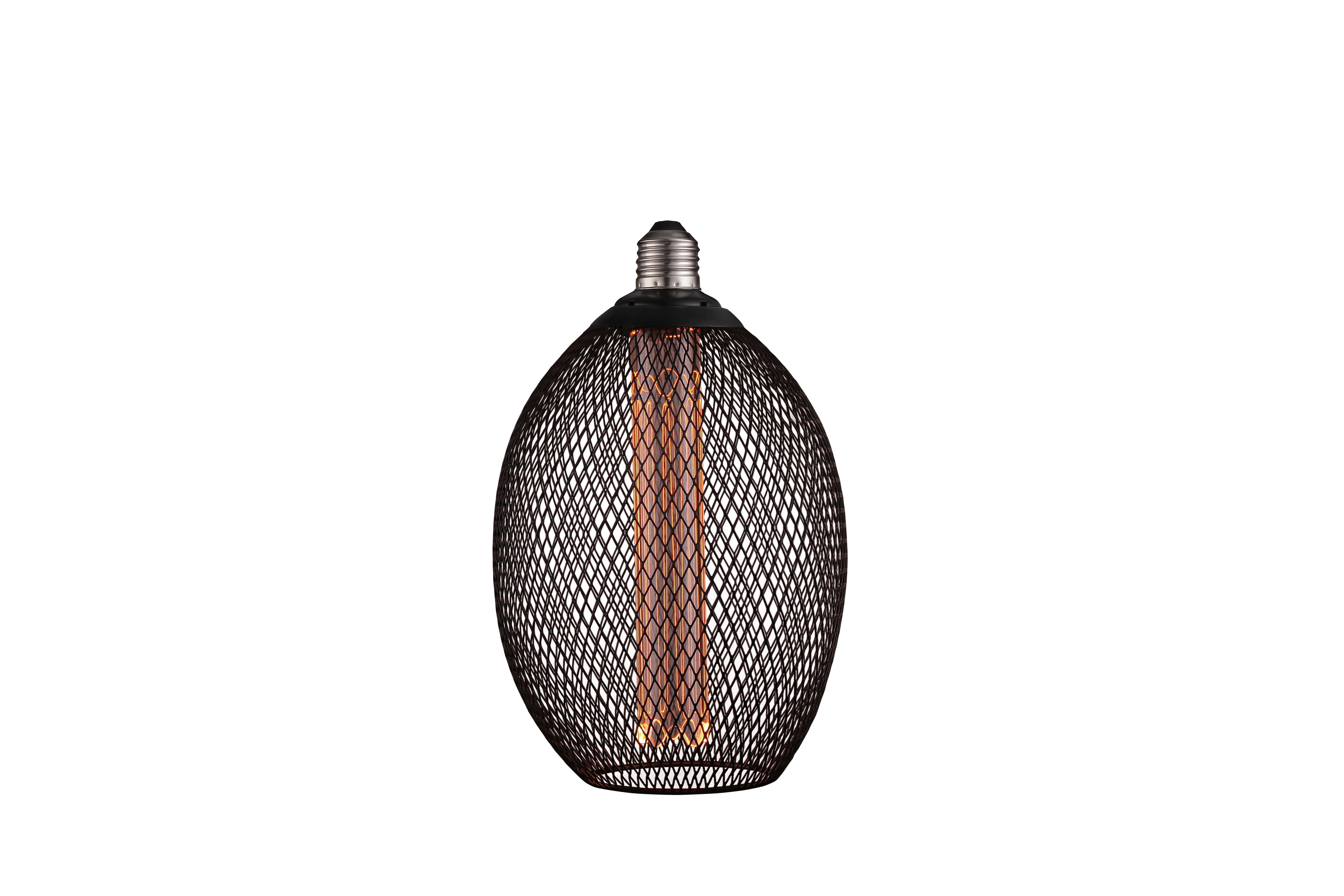 Bec LED E27 2.5W Decorativ Sticlă Aurie-Neagră 1800K Optonica