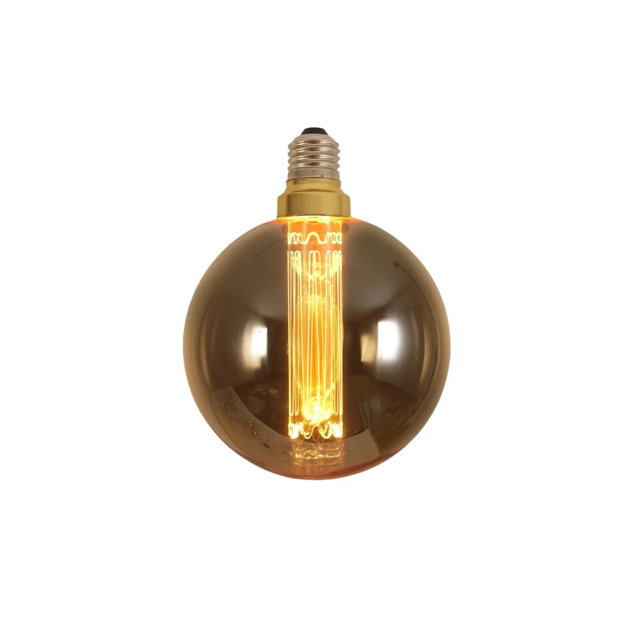 Bec LED E27 3W Lumină Caldă 1800K Sticlă Aurie Optonica