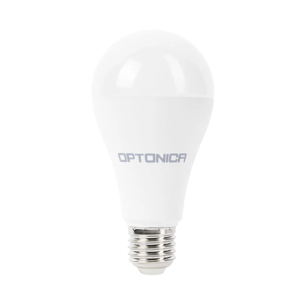 Bec LED E27 17W 1710lm Lumină Rece 6000K A65 Optonica