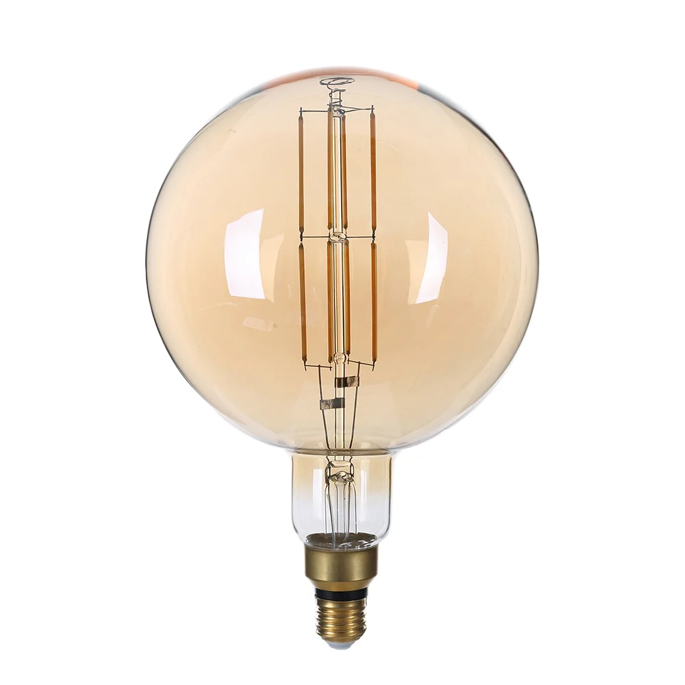 Bec LED E27 G200 8W Filament Sticlă Aurie Dimabil 1800K Optonica