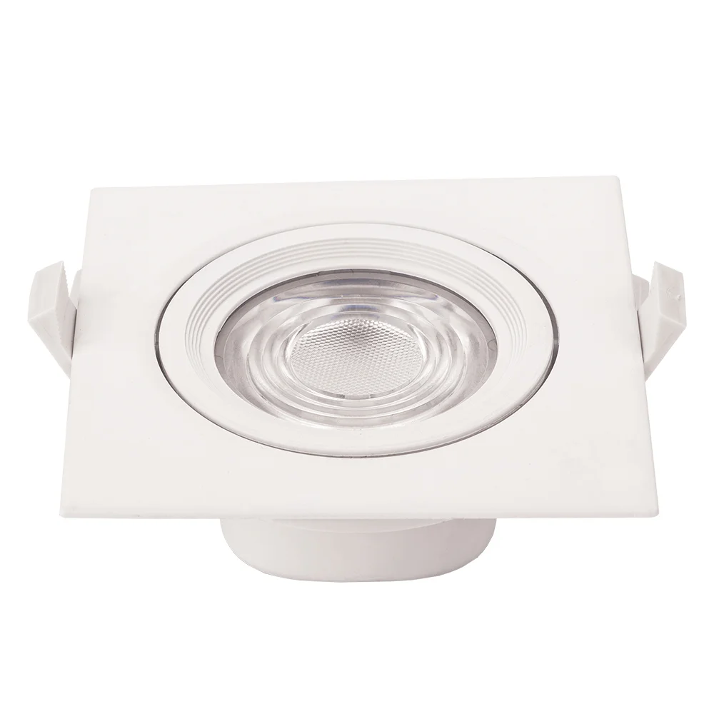 Spot LED Încastrabil Pătrat Orientabil 10W 4500K Lumină Neutră Optonica