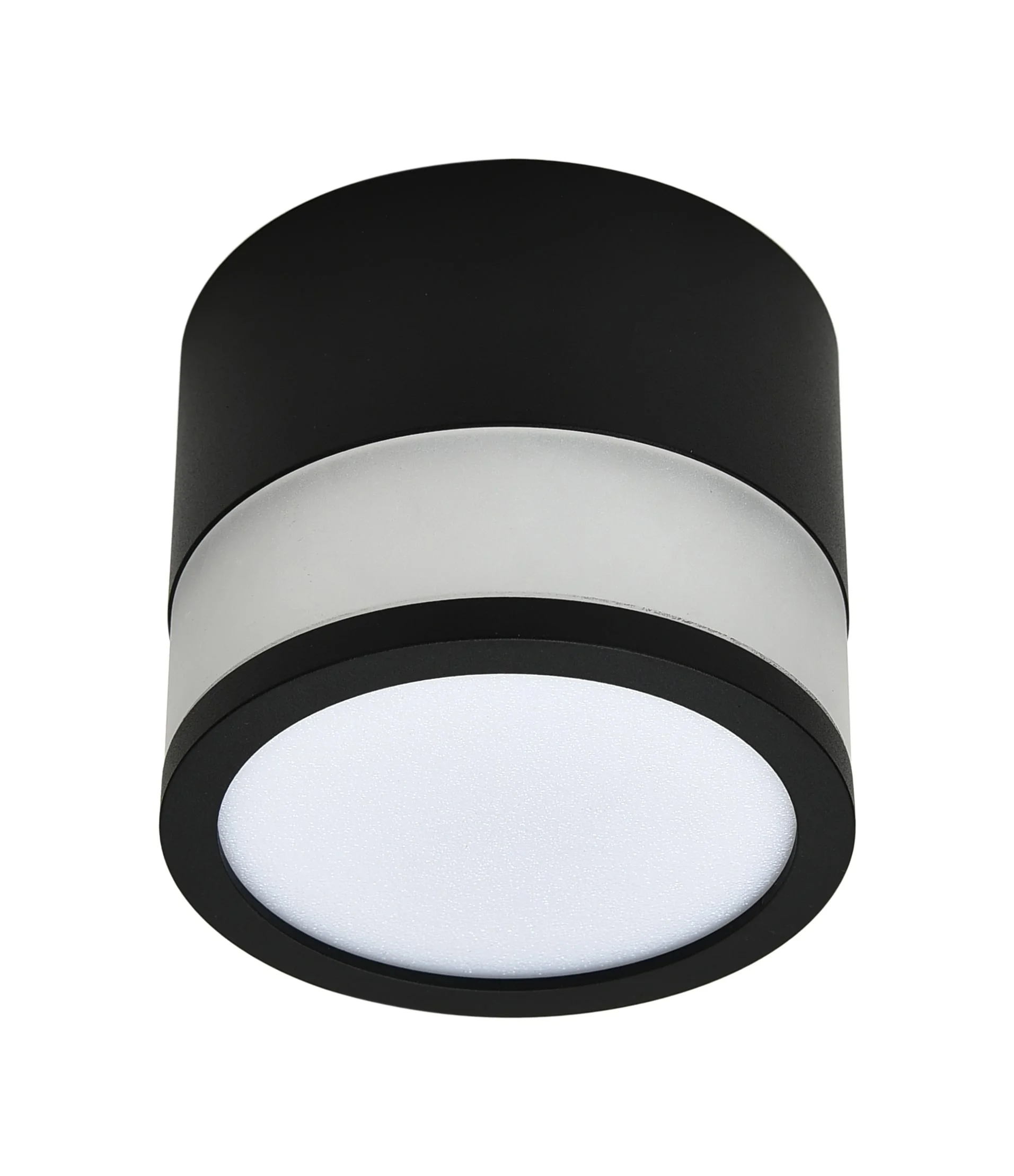 Spot LED Aplicat COB 12W Rotund Negru 4000K Optonica