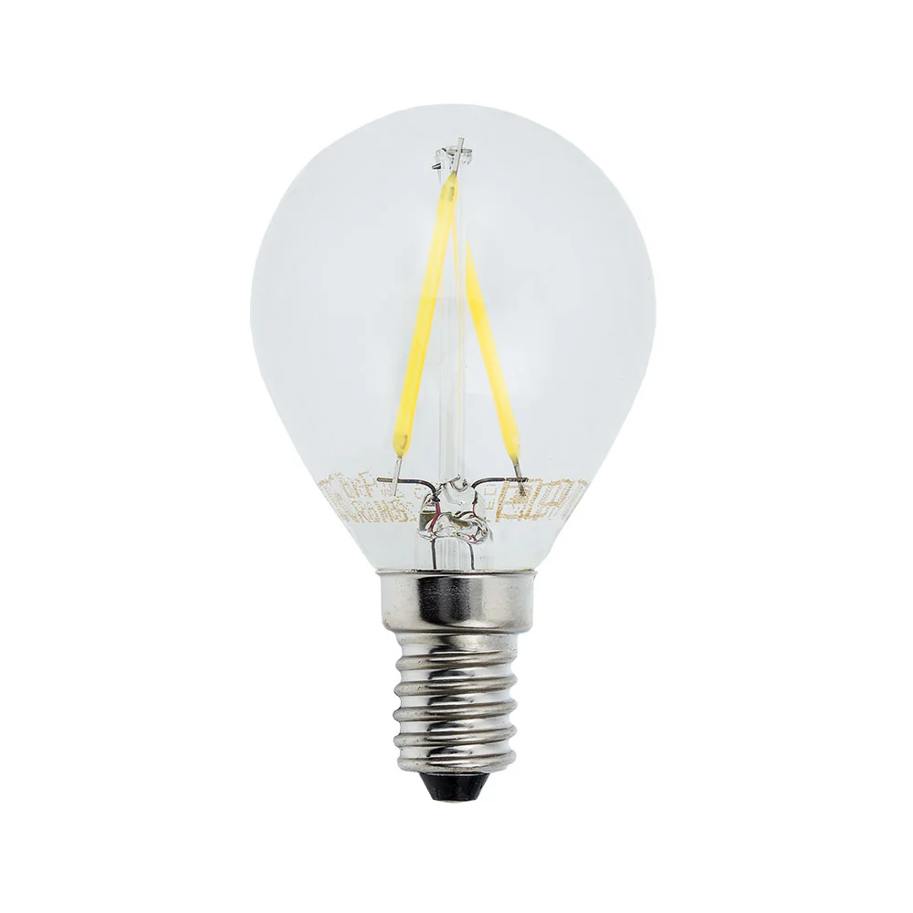 Bec LED Filament G45 E14 2W Lumină Neutră 4500K Optonica