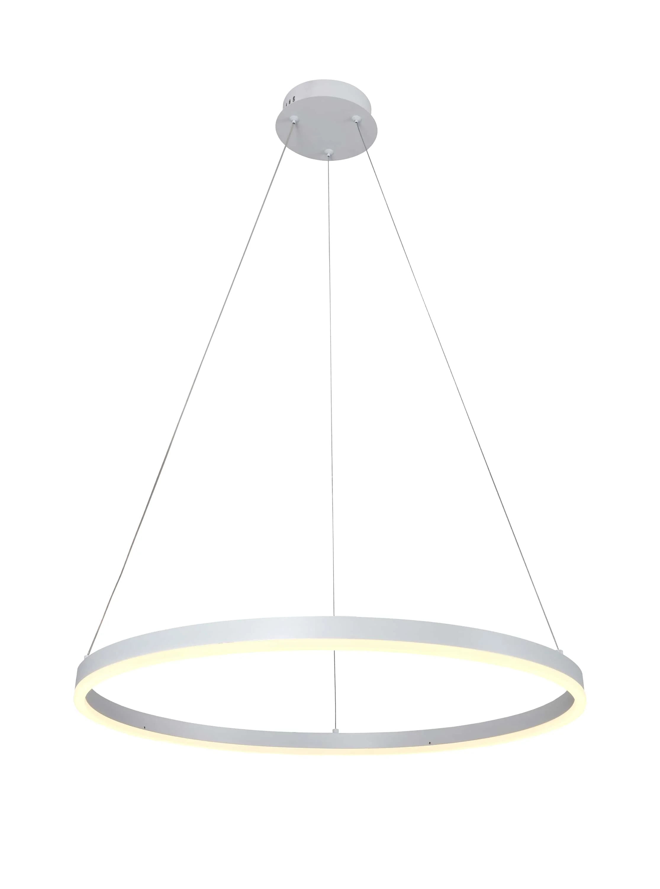 Plafonieră LED Suspendată 22W 1760lm Lumină Caldă 3000K Albă Ø600mm Optonica