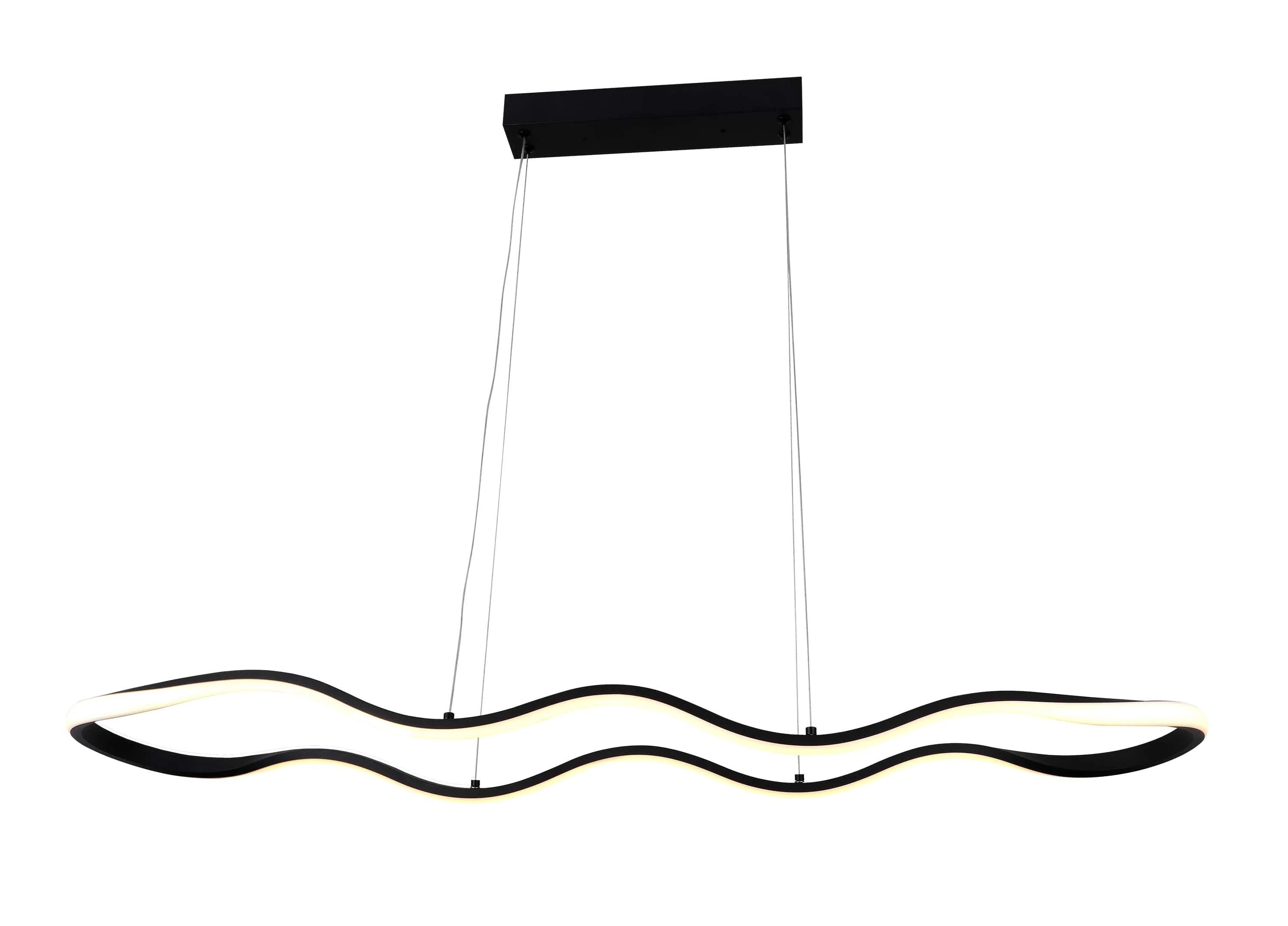 Lampă Suspendată LED 24W 1920lm Lumină Caldă 3000K Sand Black Optonica