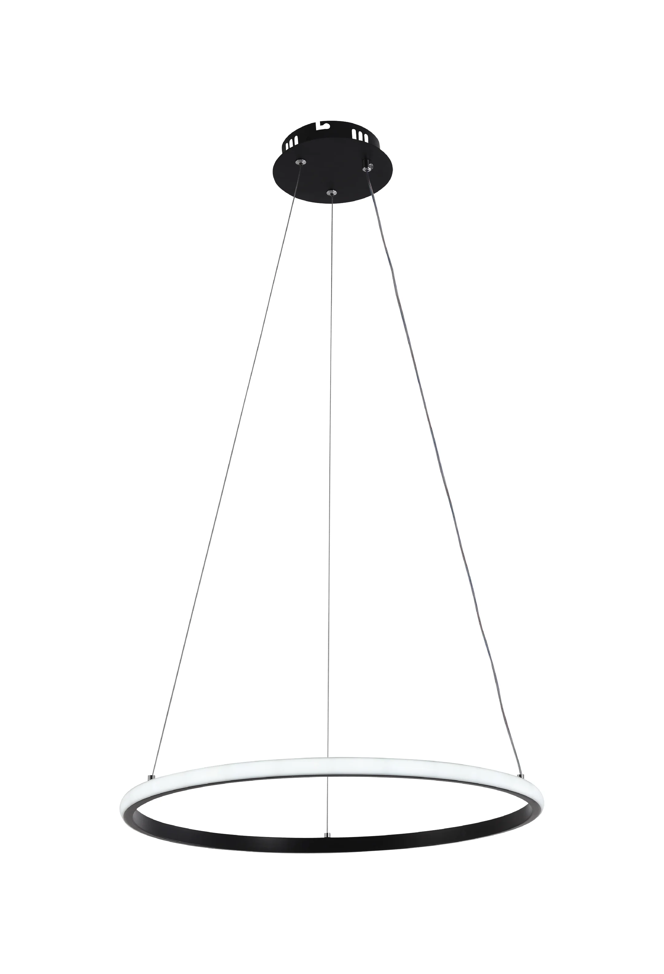 Lampă Suspendată LED 30W CCT Dimabilă Auriu Periat cu Telecomandă