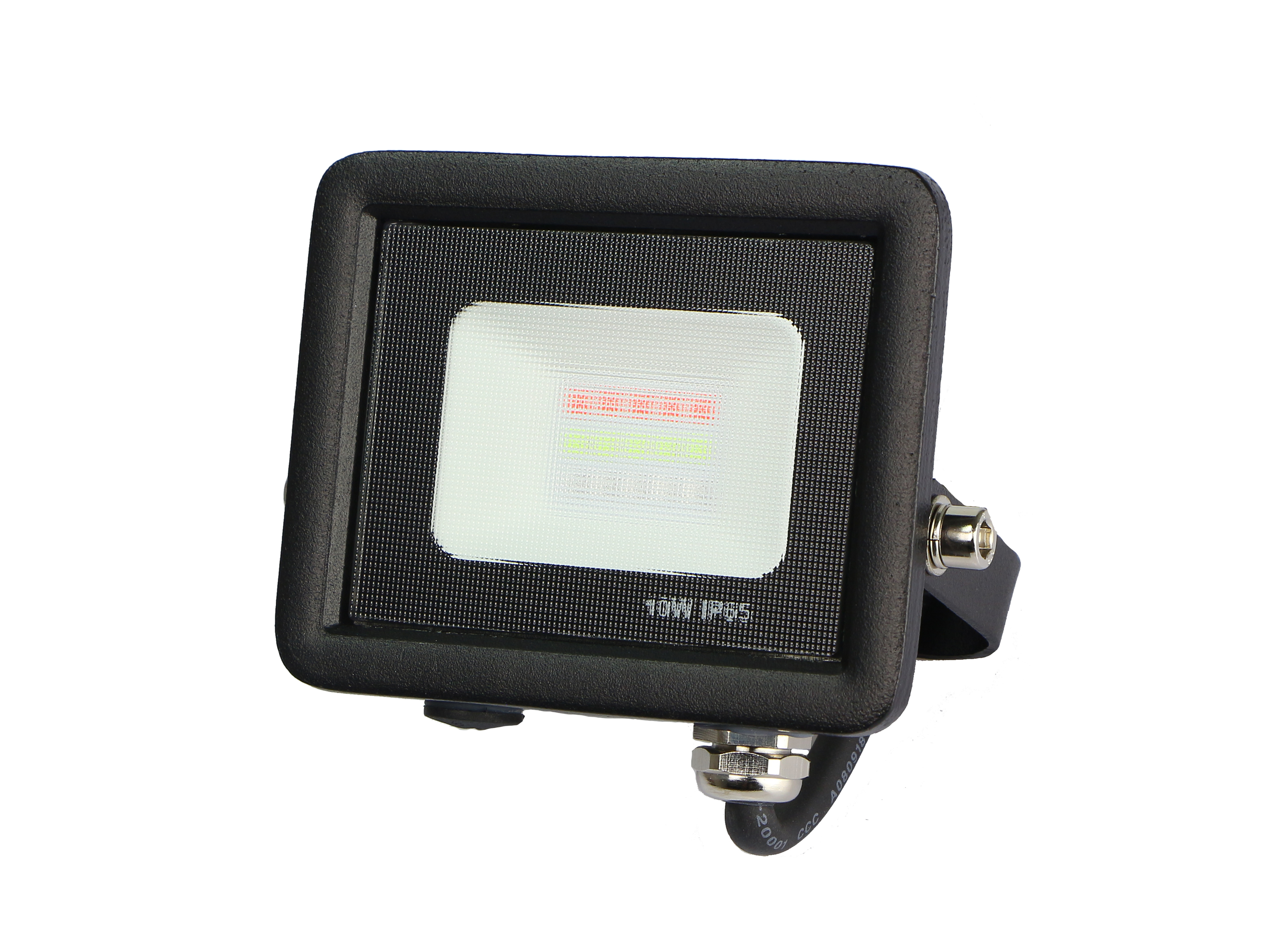 Proiector LED RGB 10W IP65 Exterior Corpul Negru 900lm Optonica