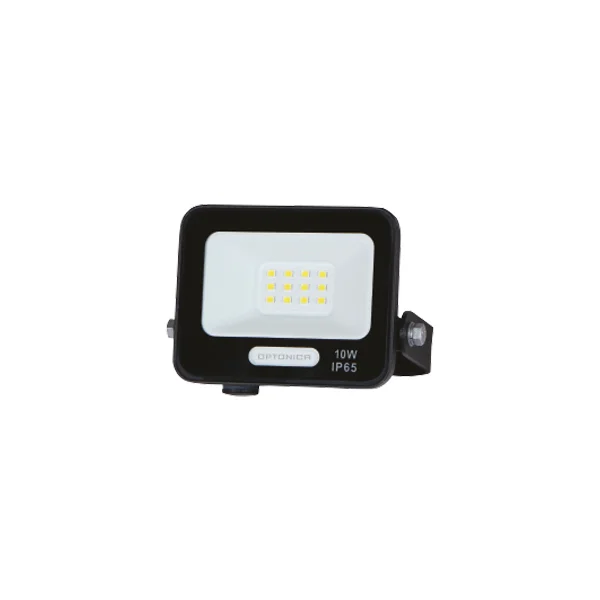 Proiector LED 10W Optonica Lumină Neutră 4000K Corp Negru IP65