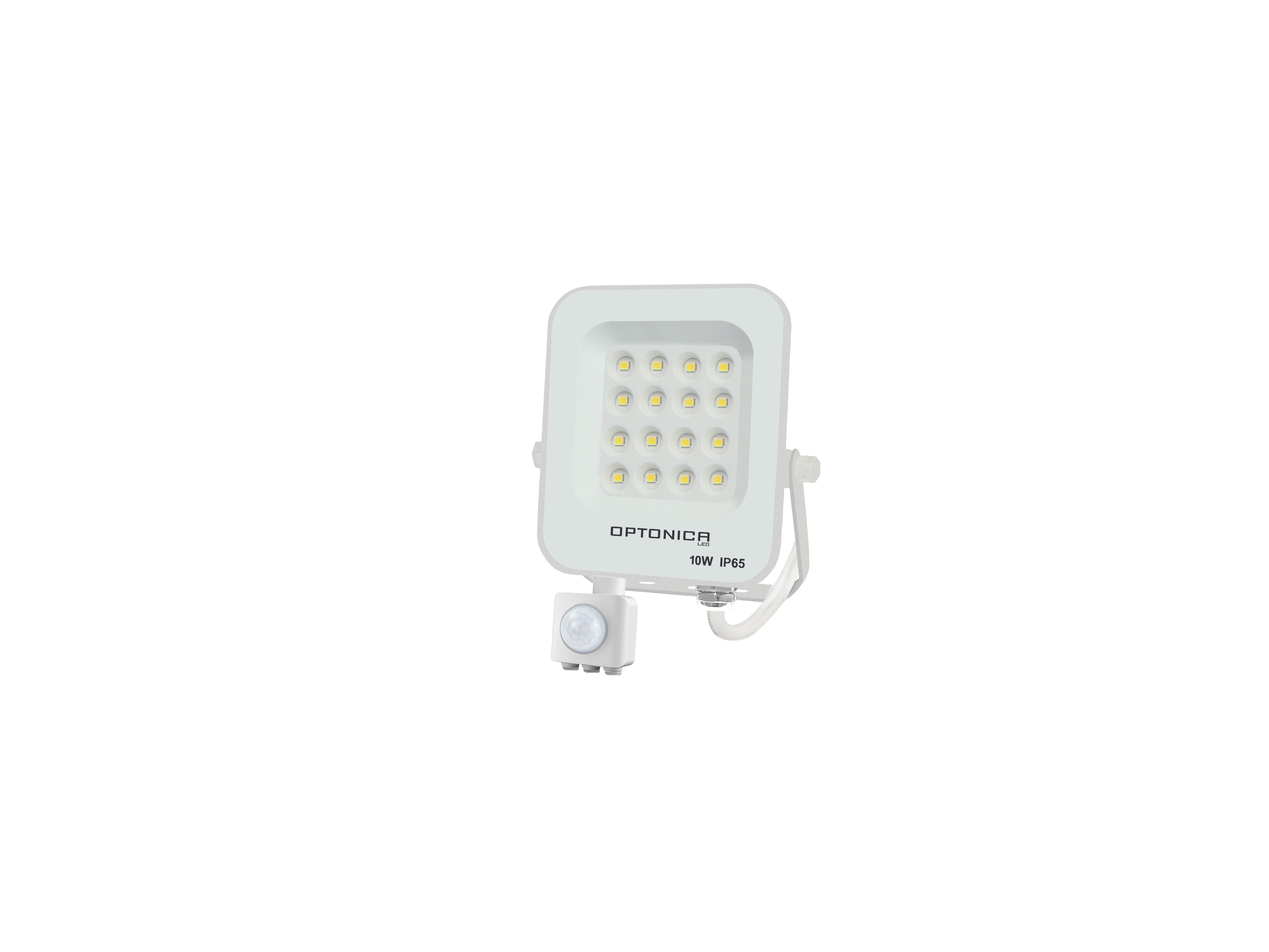 Proiector LED 10W cu Senzor Mișcare IP65 Lumină Caldă 3000K Optonica