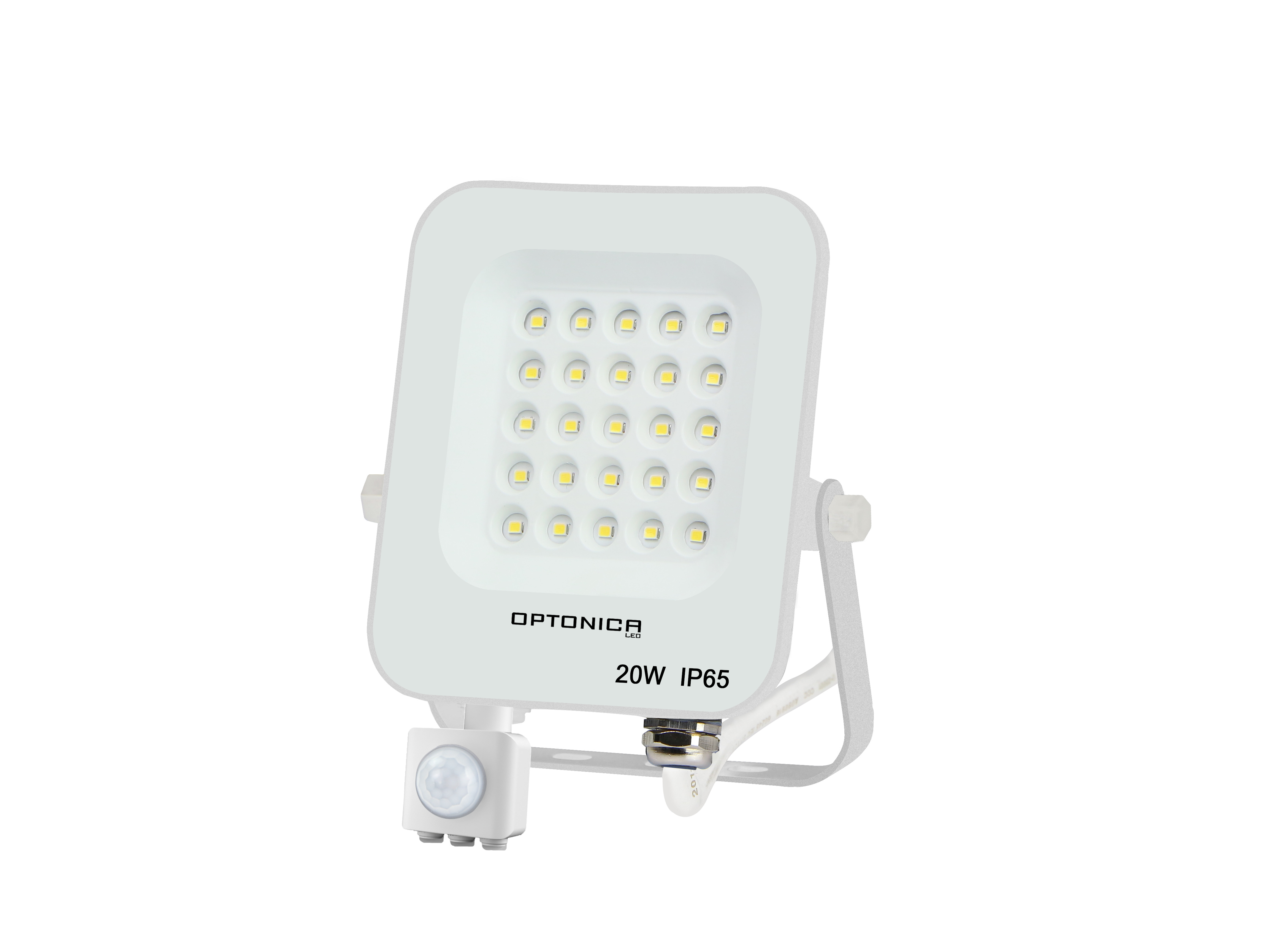 Proiector LED 20W cu Senzor Mișcare IP65 Lumină Neutră 4000K Optonica