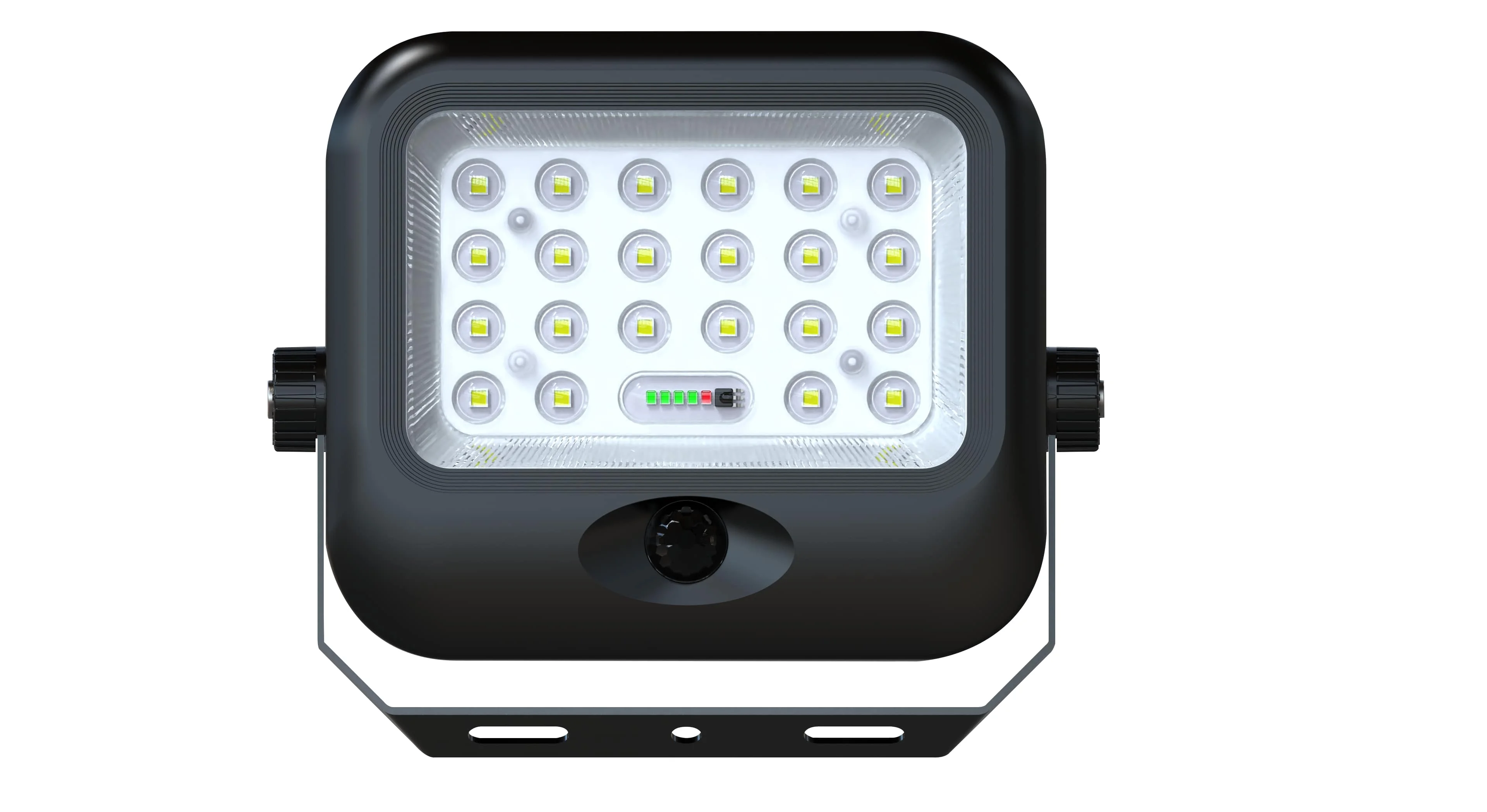 Proiector LED Solar 8W 1600lm IP65 cu Senzor și Telecomandă Optonica