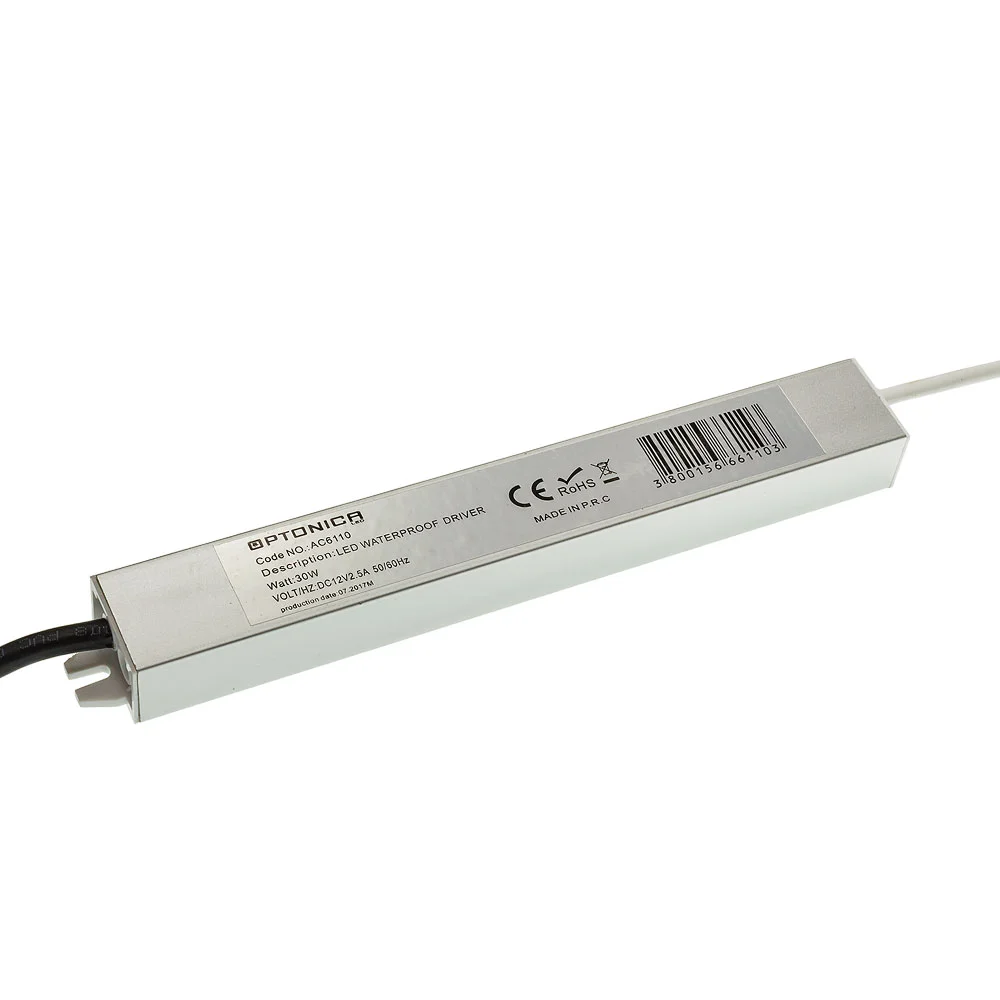 Sursă Alimentare LED 30W 12V IP67 Etanșă Aluminiu Optonica