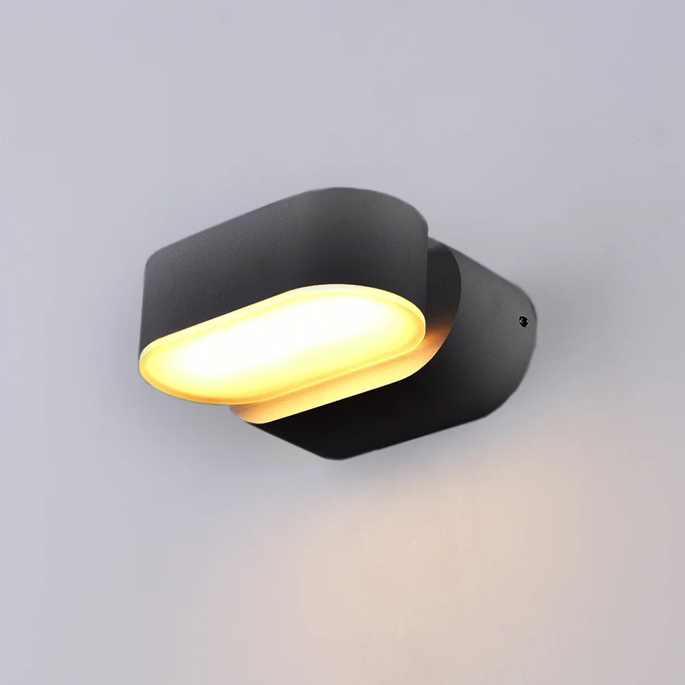 Aplică LED Perete 6W Rotabilă Optonica, Lumină Neutră 4000K, Negru