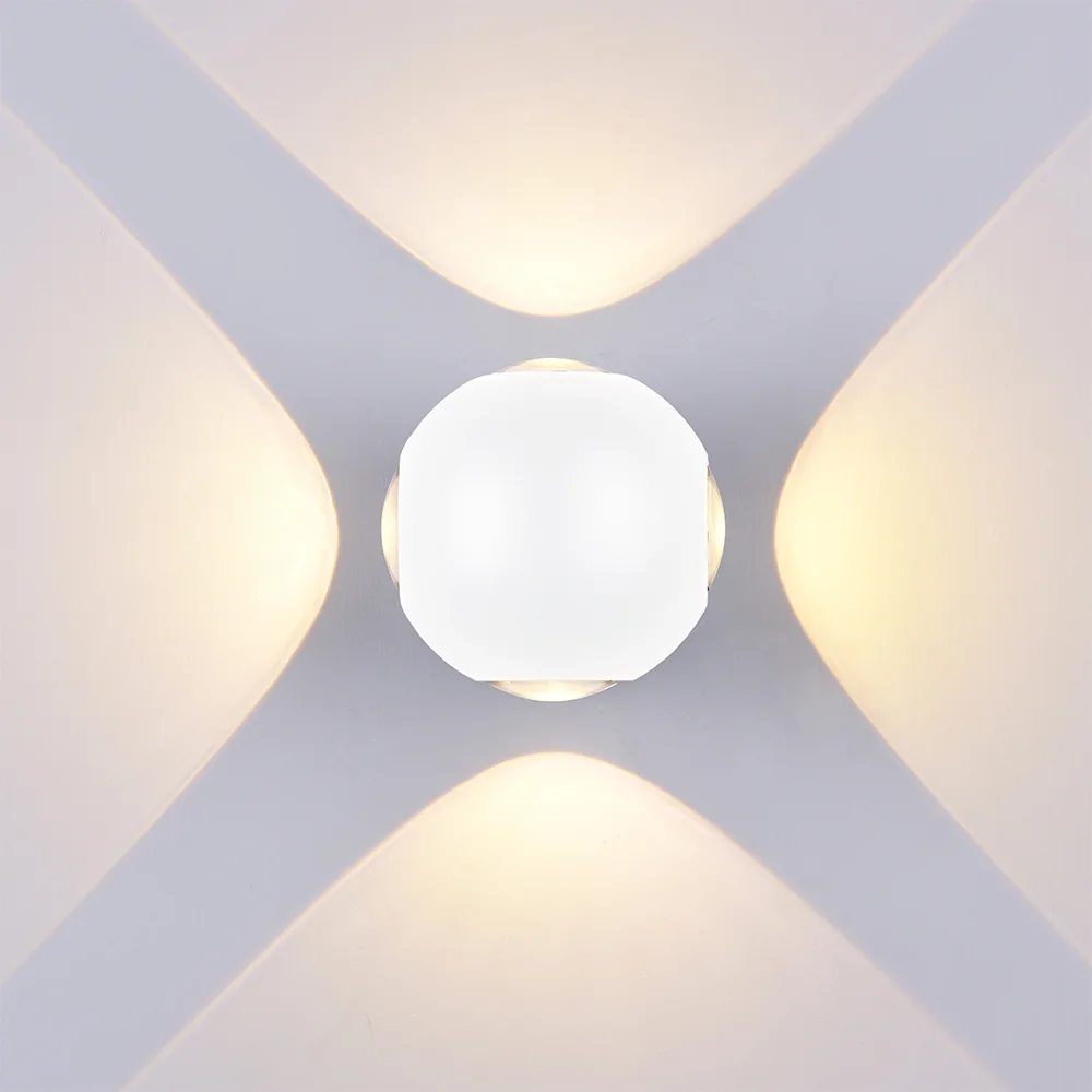 Aplică LED Perete Rotundă 4W 440lm Lumină Caldă 3000K Optonica