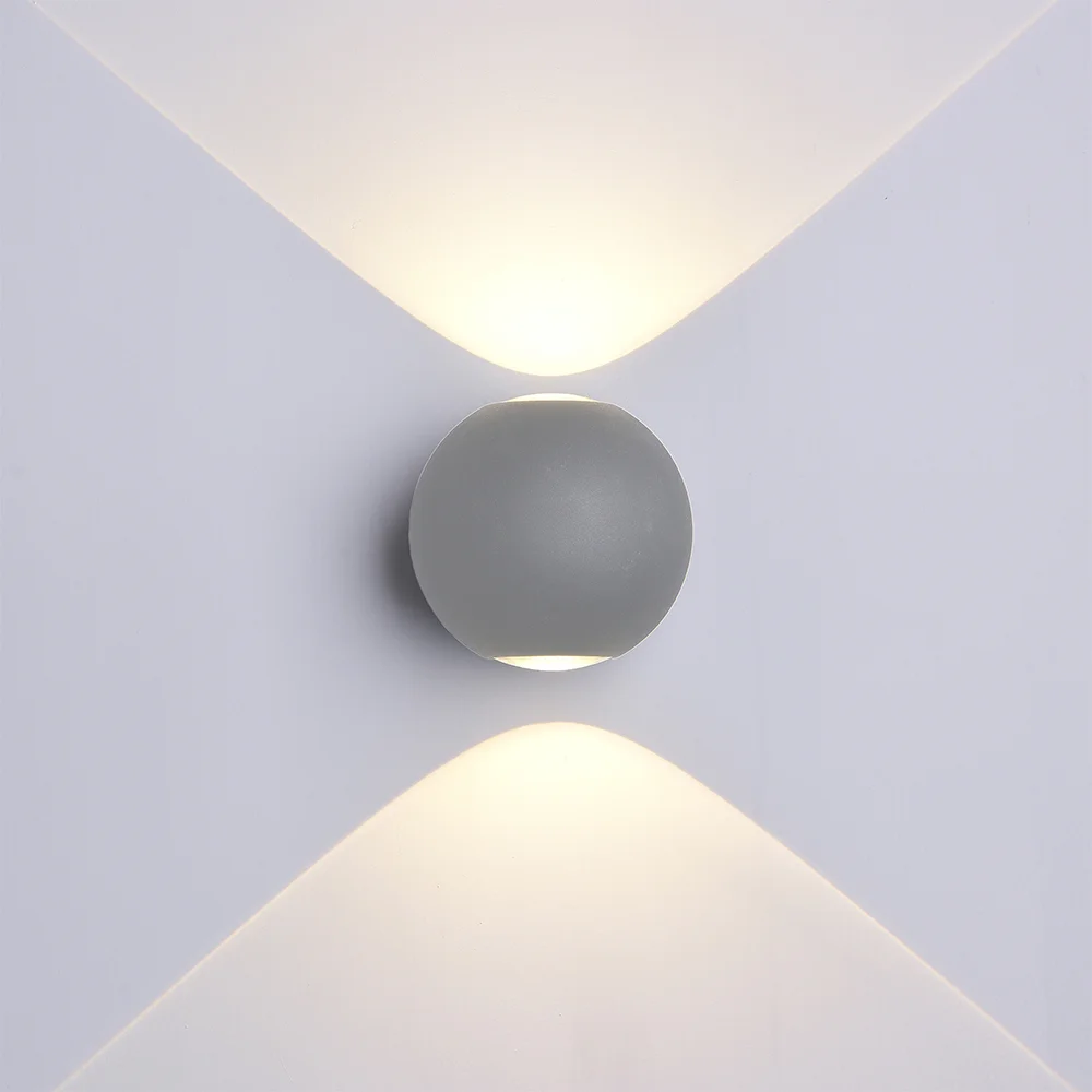 Aplică LED Perete Rotundă 6W 3000K Gri Optonica