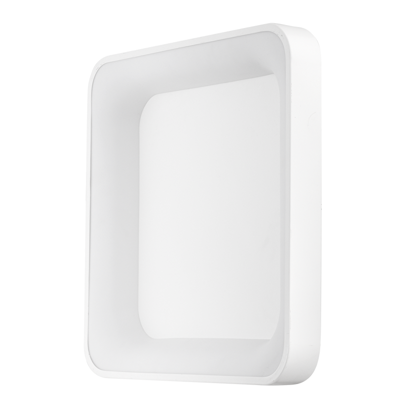 Lampa LED de tavan dimabila CCT cu telecomanda, rama alba, max. 72W, 3000K-6500K, patrata, IP20