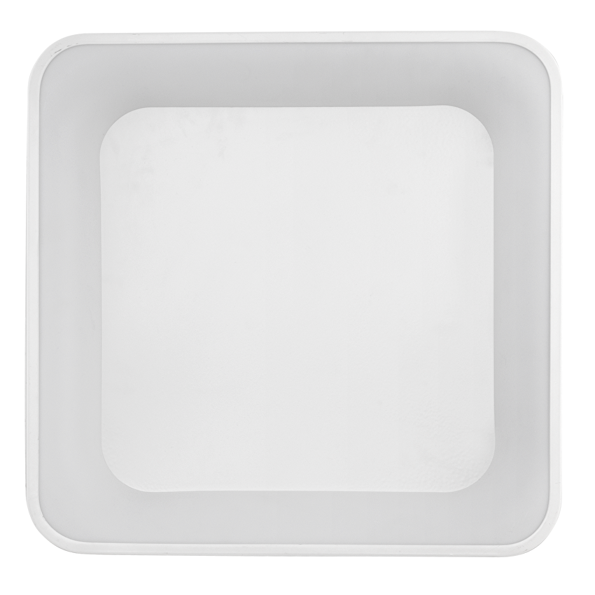 Lampa LED de tavan dimabila CCT cu telecomanda, rama alba, max. 72W, 3000K-6500K, patrata, IP20