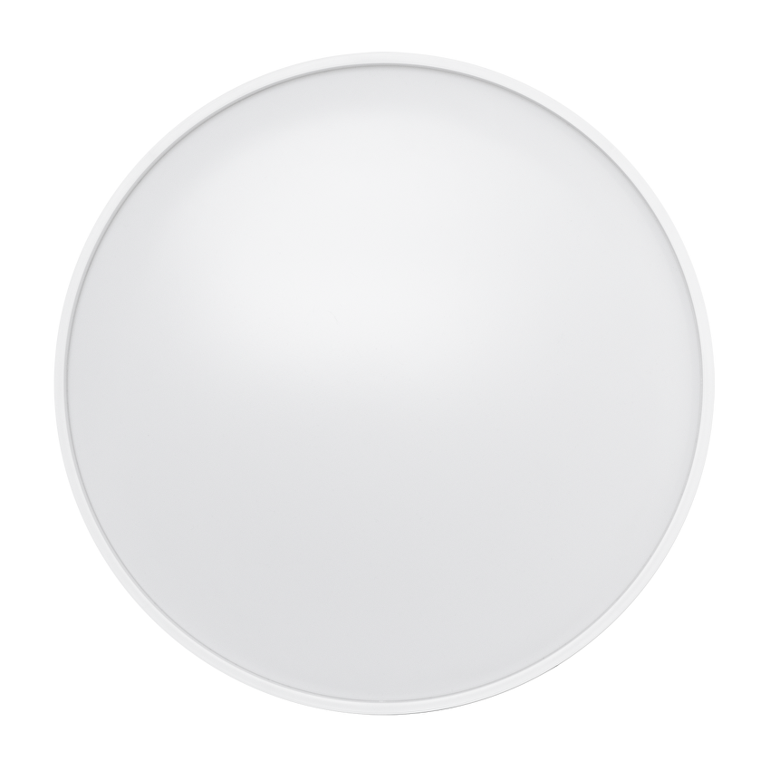 Lampa LED de tavan rotunda CCT, 12W, rama alba, 3000K/4000K/6500K, 220-240V AC, IP20